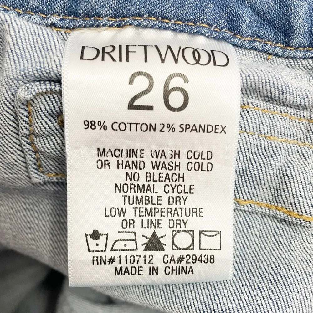 Driftwood Bodega Carpenter Jeans Medium Wash Distressed Cargo Jean Size 26 | 2 - Image 11