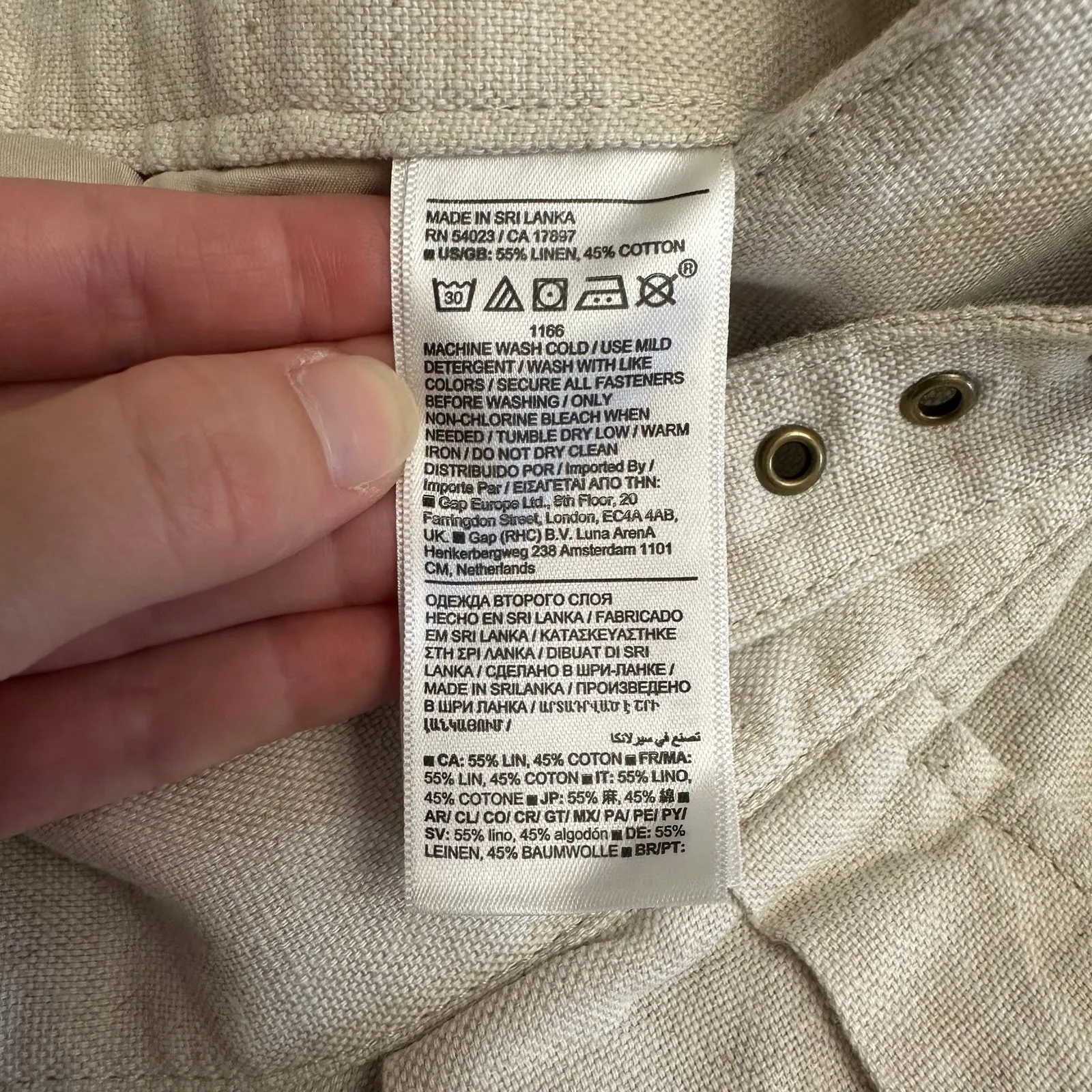 Banana Republic Linen Blend High Rise Pleated Shorts Size 6 Belted Beige‎ NWT - Image 14