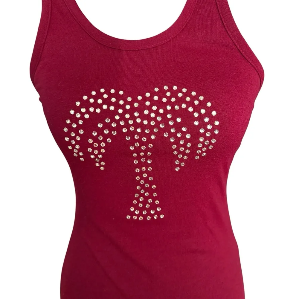 OOPS Vintage Studded Palm Tree Dress Size 6 - Image 4