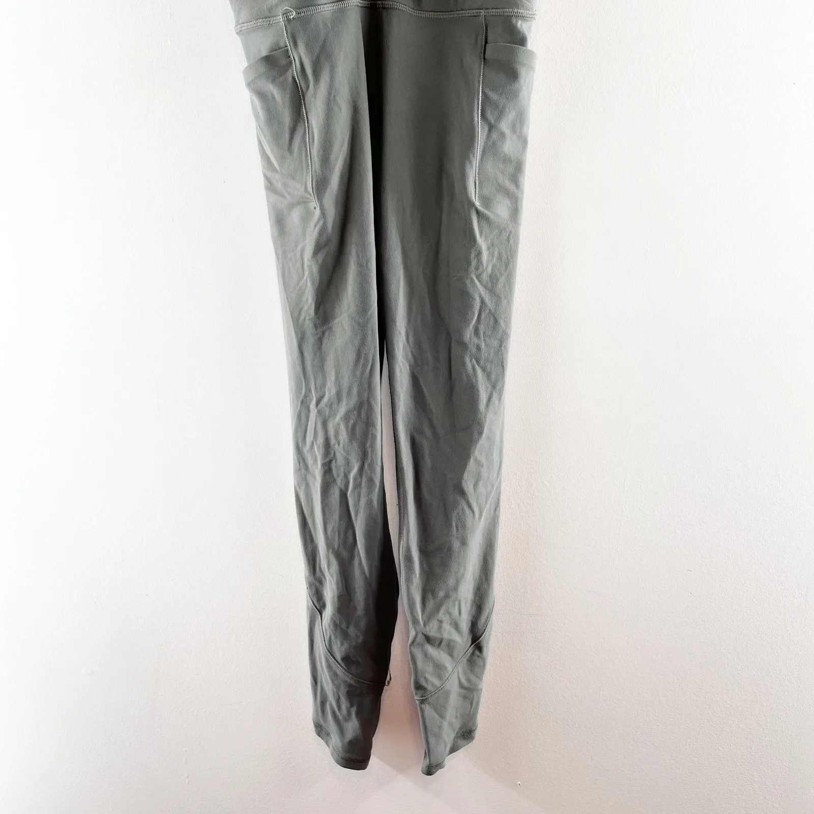 Athleta Salutation Stash Wrap Tight Leggings Hematite Gray XS - Image 9