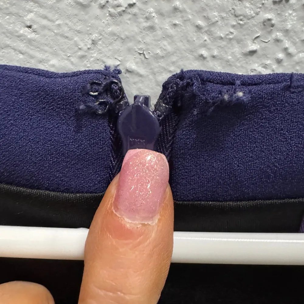 NYDJ Women's Midnight Blue Short Sleeve Lift Tuck‎ Technology Dress - Image 4