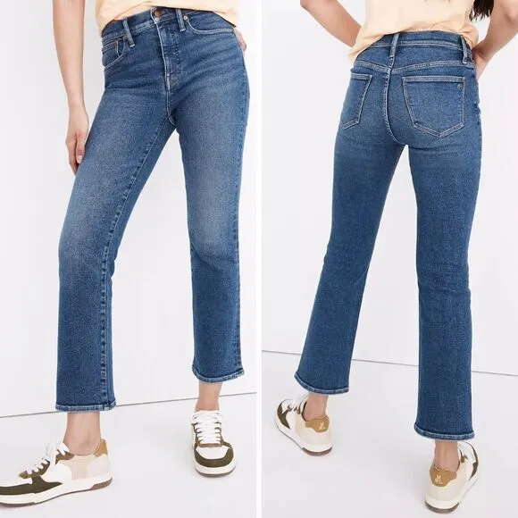 NEW Madewell Cali Demi-Boot Jeans in Bodney Wash, 24‎ - Image 2