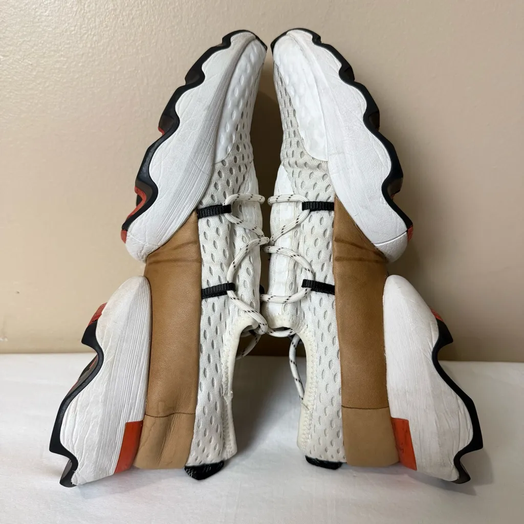 Sorel Kinetic Impact Lace Sneaker. White and Brown Athletic Shoes .Size 8 - Image 7
