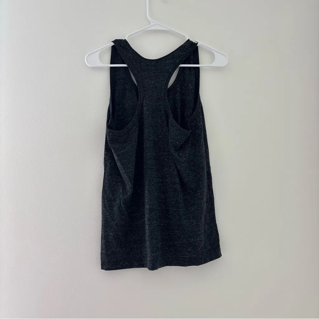heathered black/grey nike tank top - Image 3