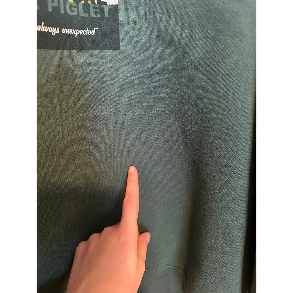 The Disney Store Vtg 90's Pooh Eeyore Piglet Crewneck Size Large - Image 5