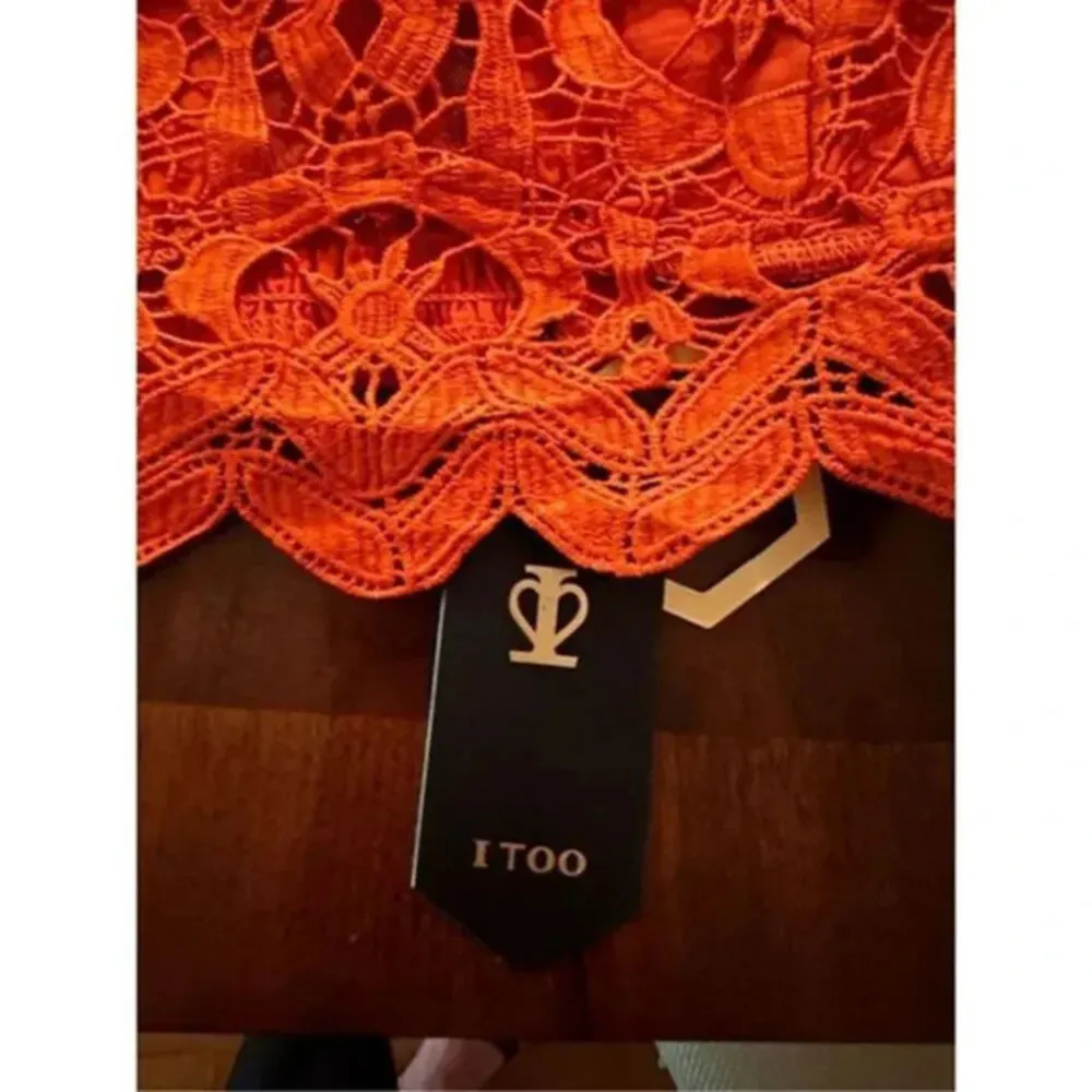 IToo Bralette Laced Size‎ Small NWT Orange - Image 4