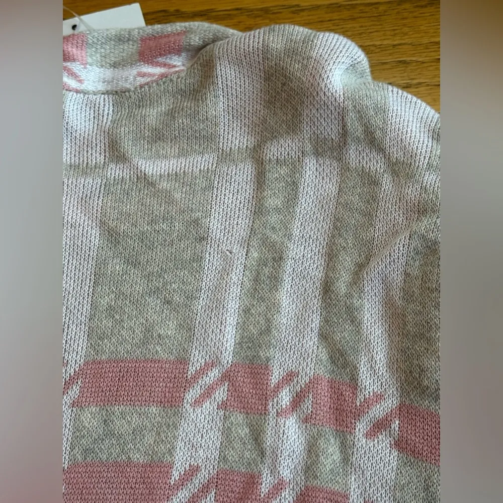 ByDesign Women’s Size XL Pink &‎ White Knit Cardigan NWT sold as is see photo - Image 4