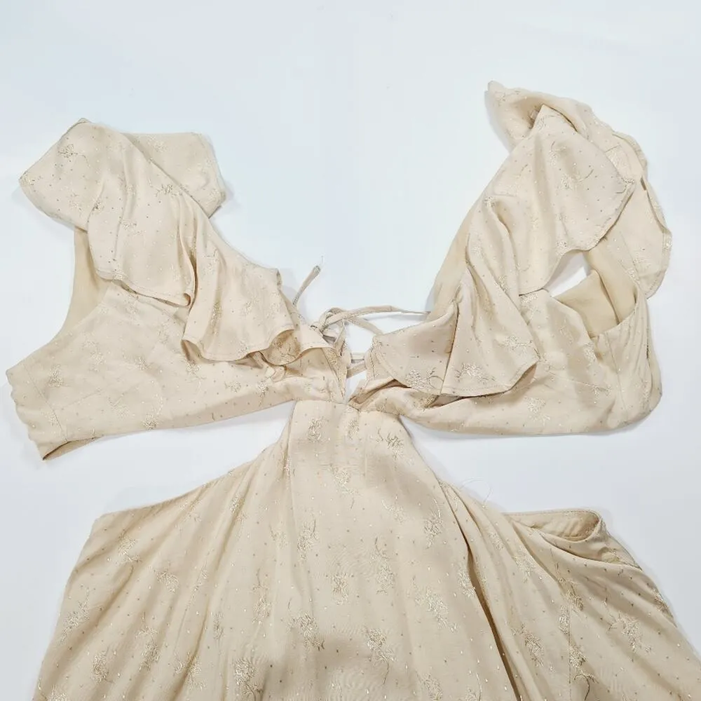 Tularosa Collette Gown in Khaki XL - Image 3