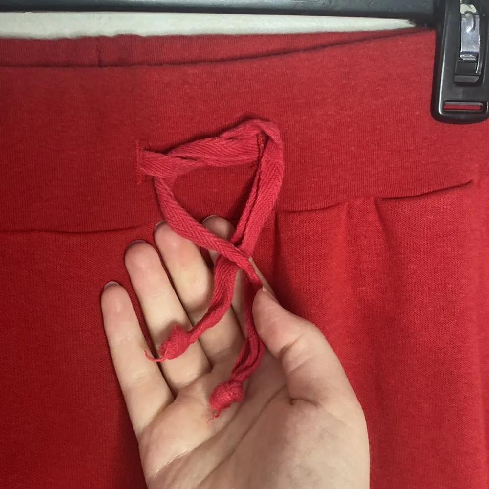 Aviator Nation Glider zip pocket joggers colorblock cherry Dresden blue size M - Image 9