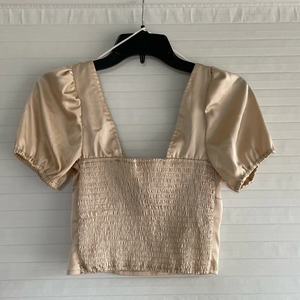 Boutique Champagne Blouse - Image 3