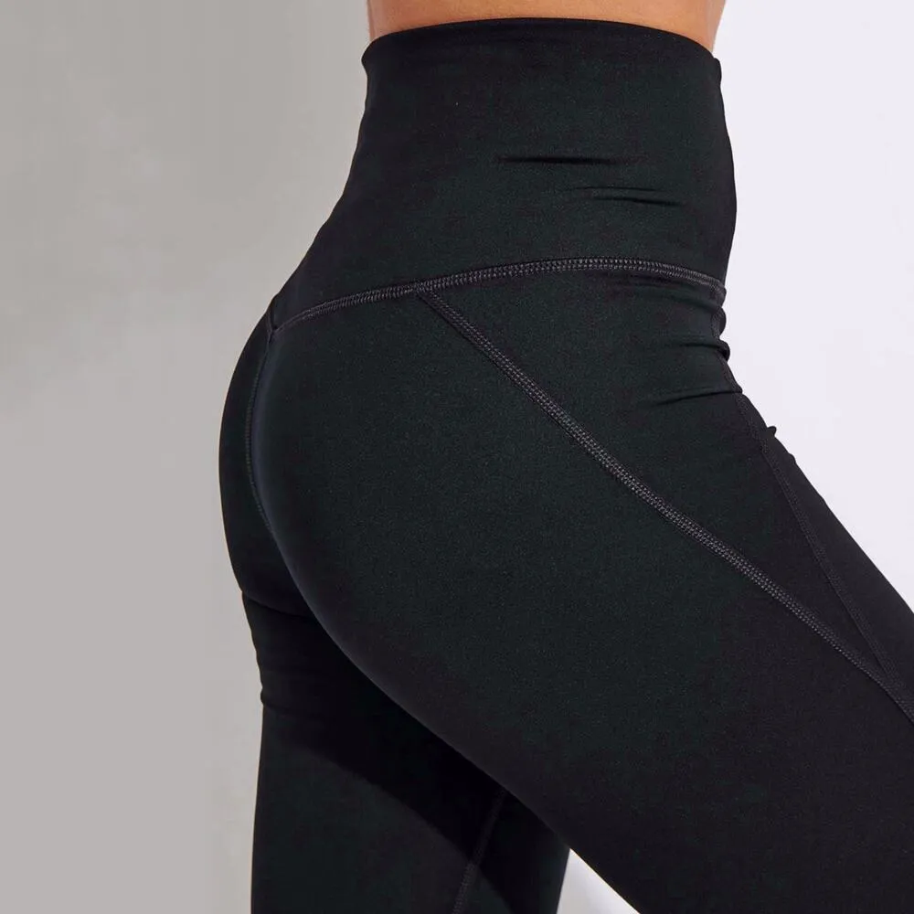 Girlfriend Collective M Compressive High-Rise Legging Black Active Tight Pants - Image 12