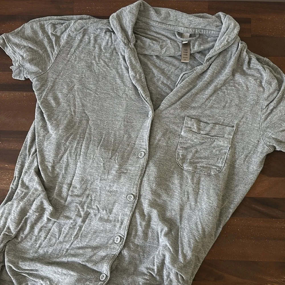 soft lounge sleep set size small heather grey - Image 5