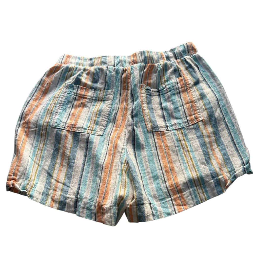 Briggs New York |  Blue and Orange Striped Shorts Estilo style - Image 2