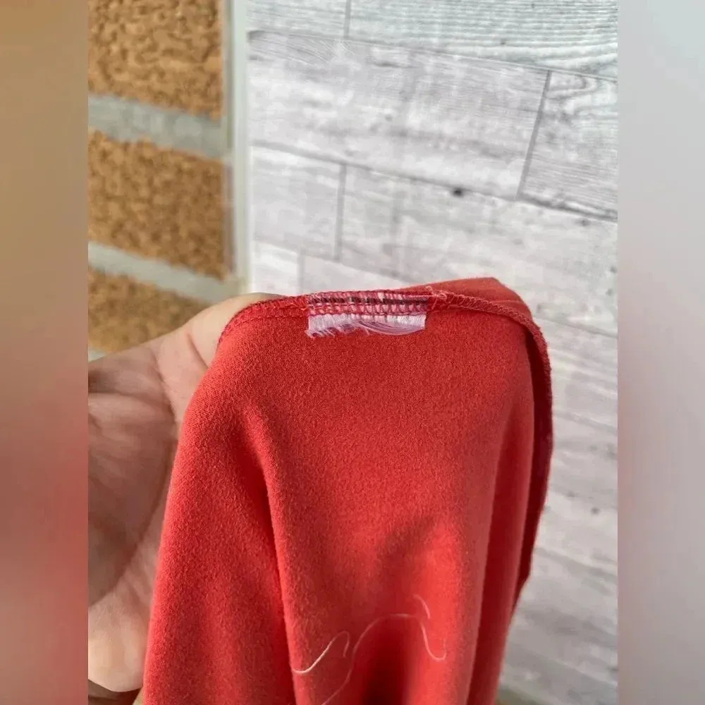 Morena rosa Leopard suede mini dress small Orange - Image 7