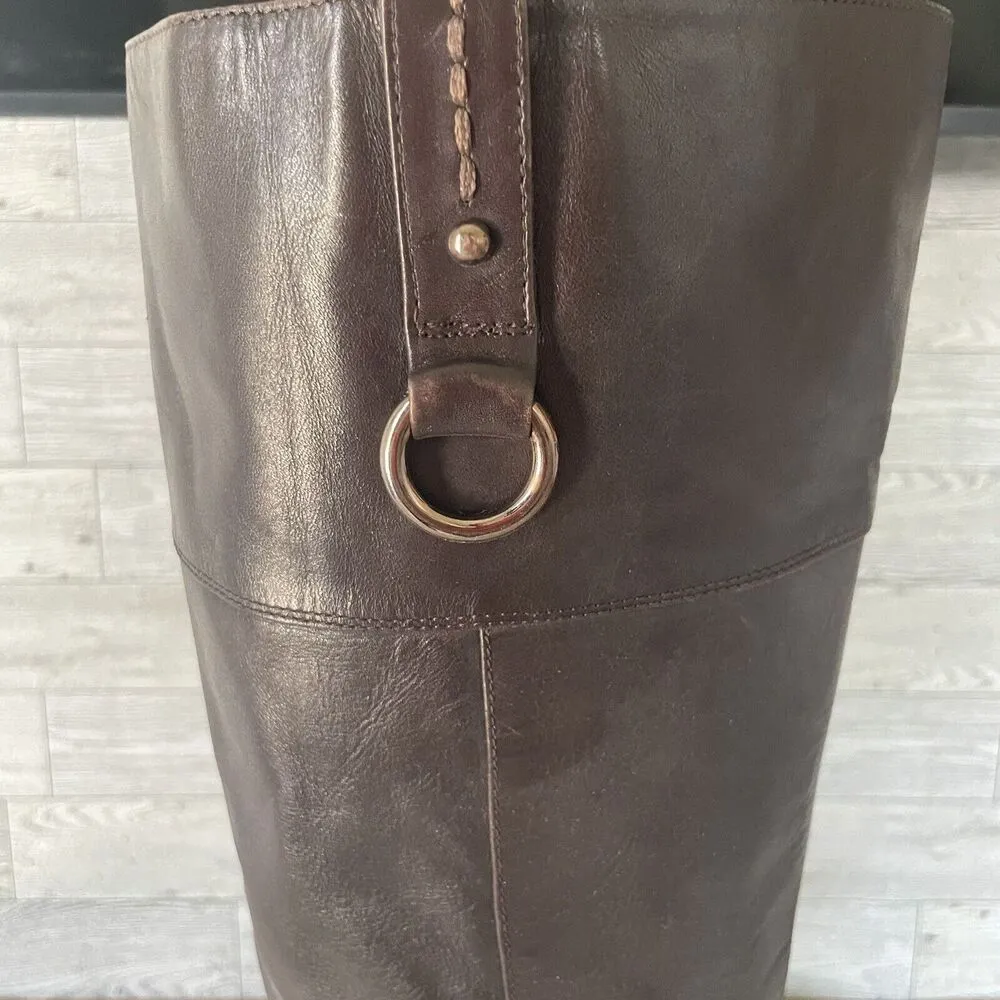 Bandolino Cavanna Women 8.5M Brown Knee High Boot 0611 Classic Equestrian Tall - Image 7