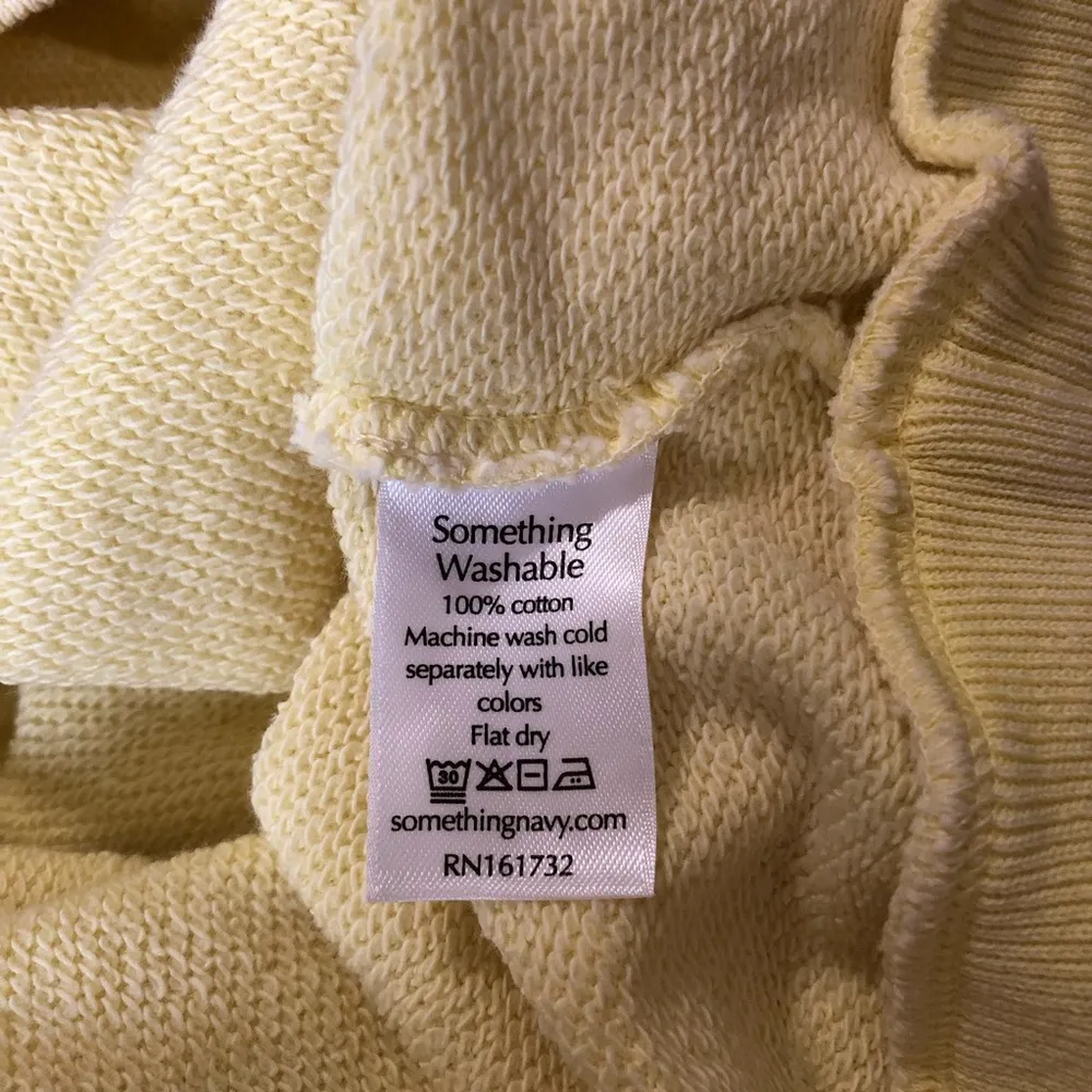 NWT SOMETHING NAVY Mandi Cropped Sweatshirt Size M - Image 11