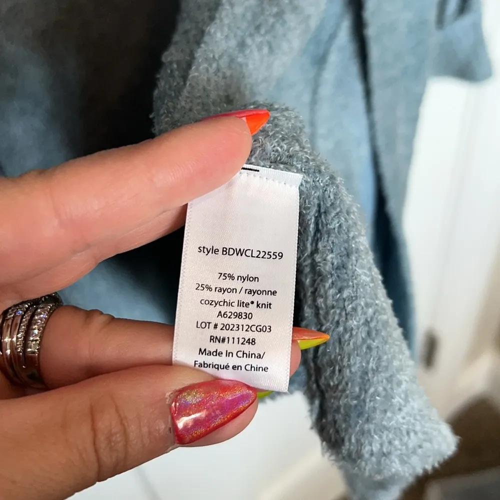 NWOT Barefoot Dreams Cozychic Lite Ribbed Coastline Cardigan - Image 5