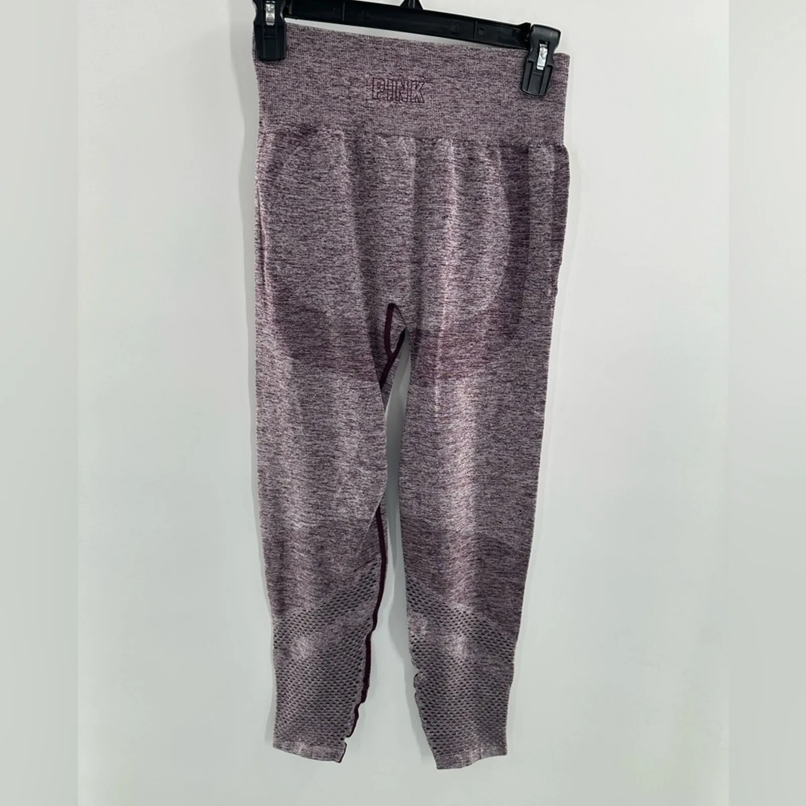 PINK by Victoria’s Secret Seamless Purple Heathered Workout Leggings - Image 2