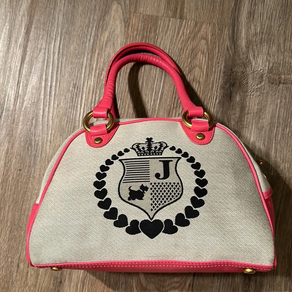 Juicy Couture Scotty Dog Bowler Bag some peeling and fading inside the bag - Image 4