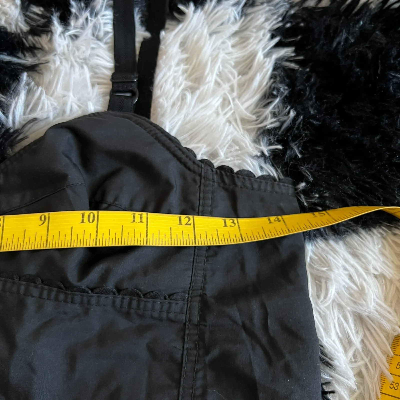 Vintage Black Bustier Corset, Y2K 2000S Retro Indie‎ Sleaze Gothic Clubwear XS - Image 5