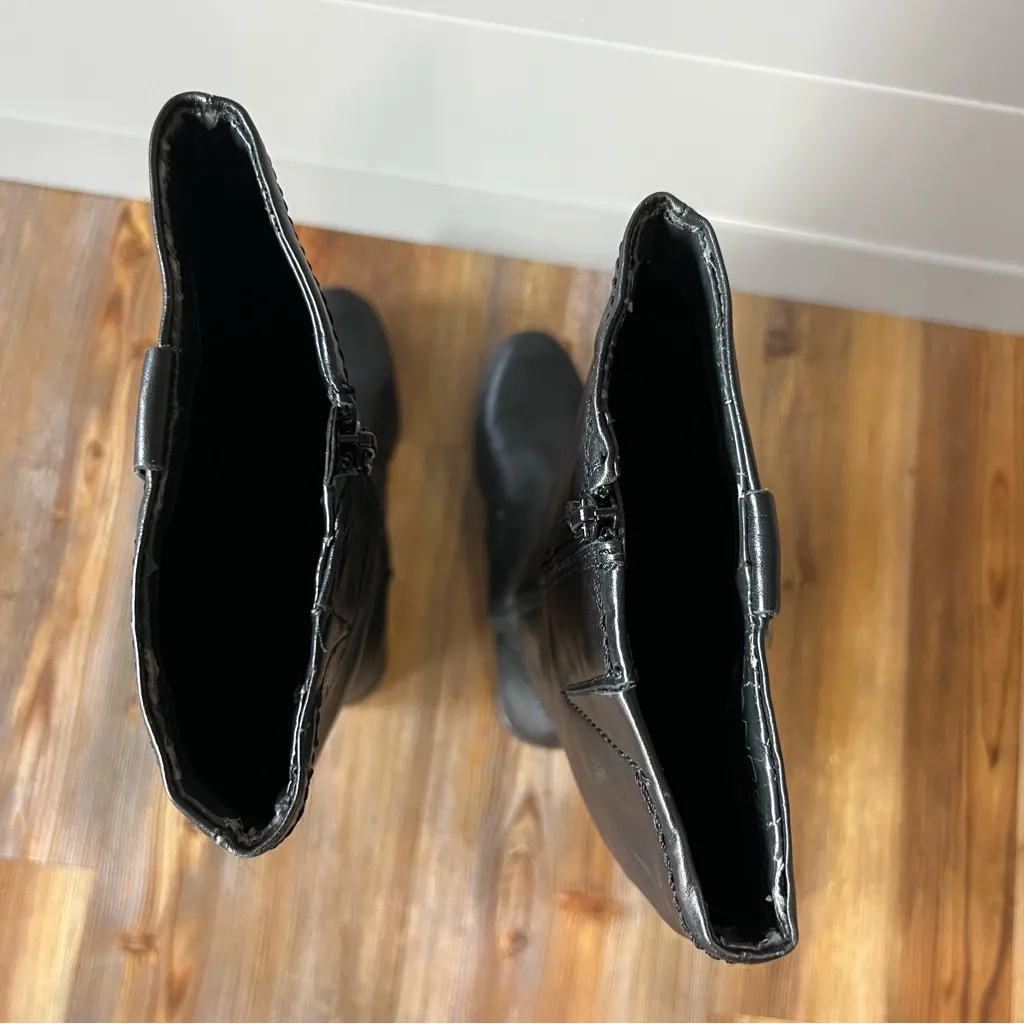 Bandolino Women's Jordana Tall Black Leather Boot Size 7 #260104 - Image 6