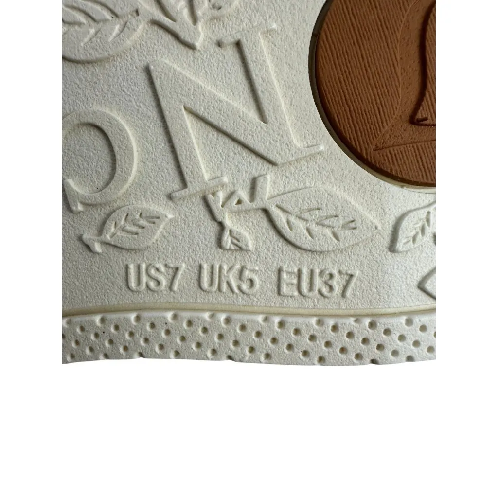 ONCAI Womens Flat Sandals Size 7 Pearl White Slip - Image 9