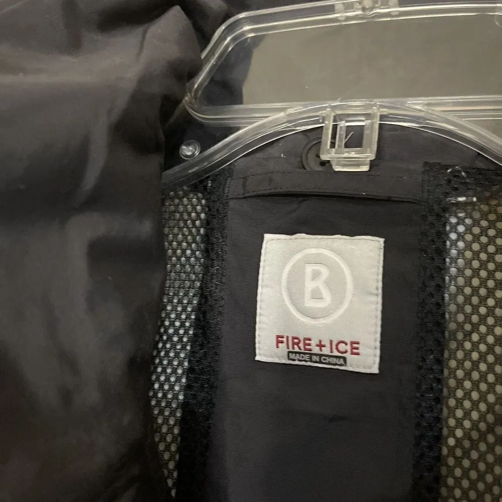 BOGNER FIRE + ICE BLACK SKI SNOWBOARDING FULL ZIP UP JACKET WOMEN SIZE 4 SMALL - Image 3