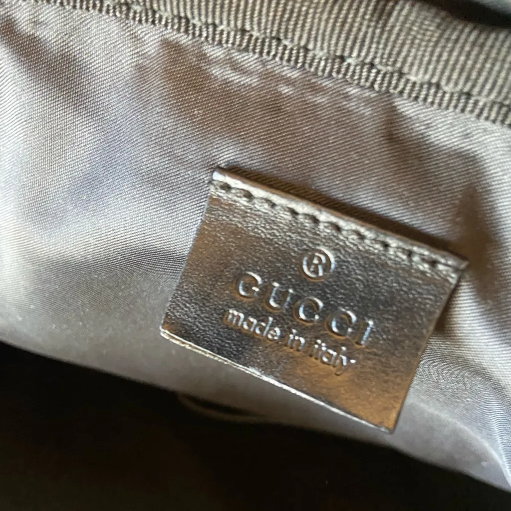 GUCCI NYLON&LEATHER BUSINESS BAG💼🌟🌟🌟 - Image 11