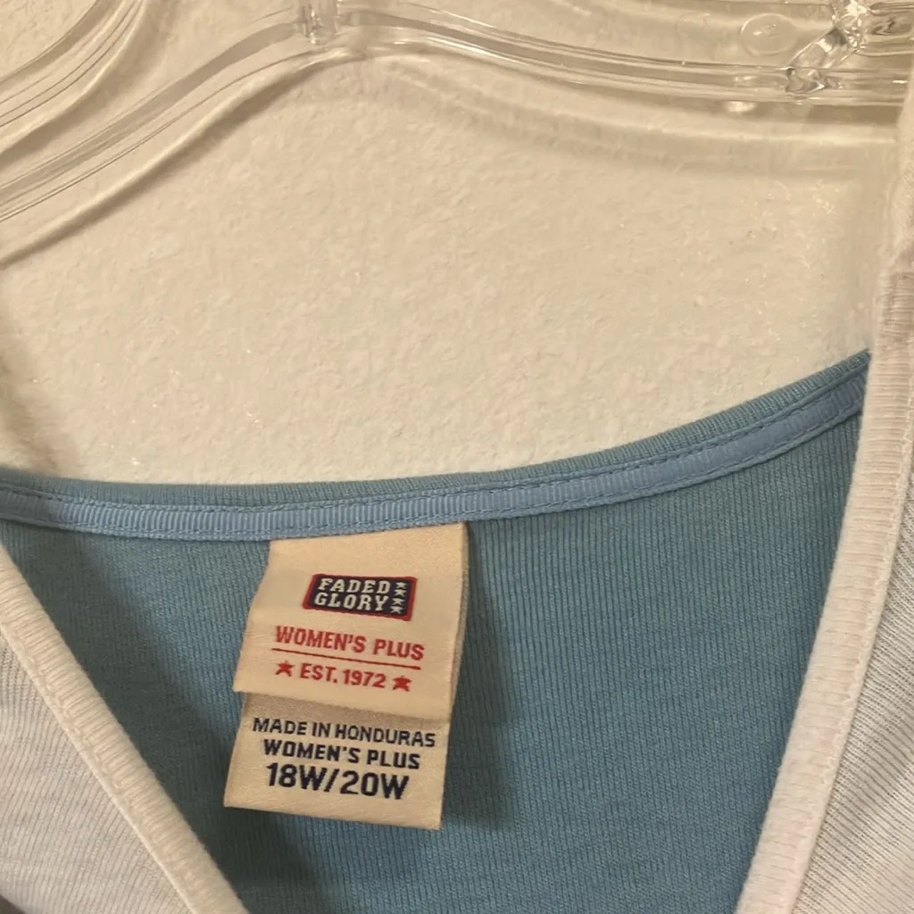 FINAL MARKDOWN Faded glory top 18w/20w - Image 3