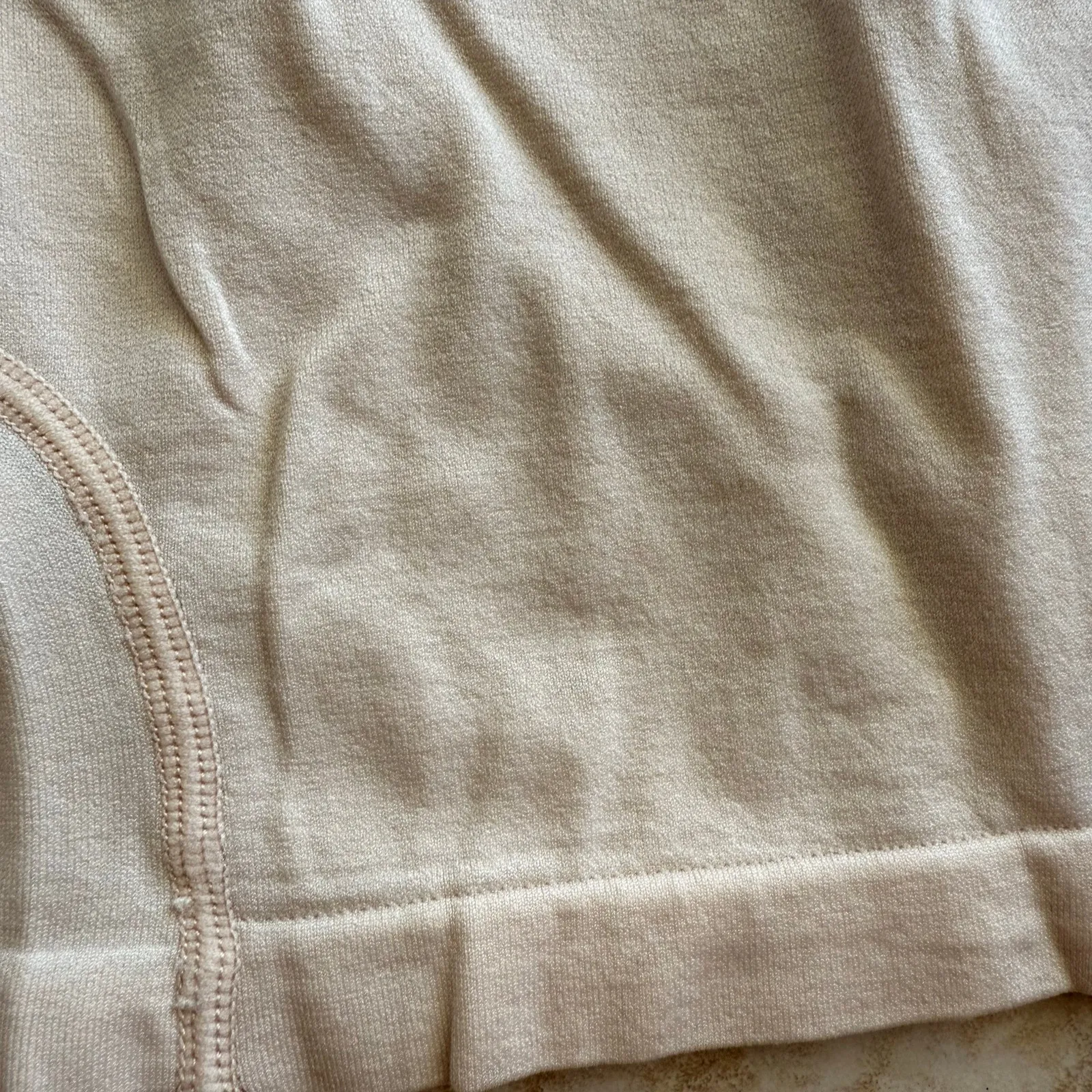 Zenana Outfitters Beige Shapewear Shorts Bottoms 2X 3X Plus Size - Image 3