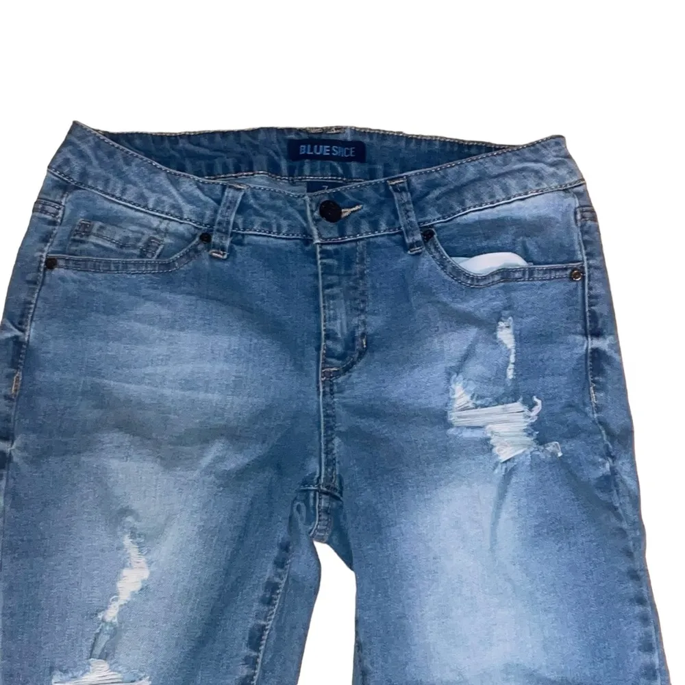 Blue Spice distressed cropped skinny jeans - Image 2
