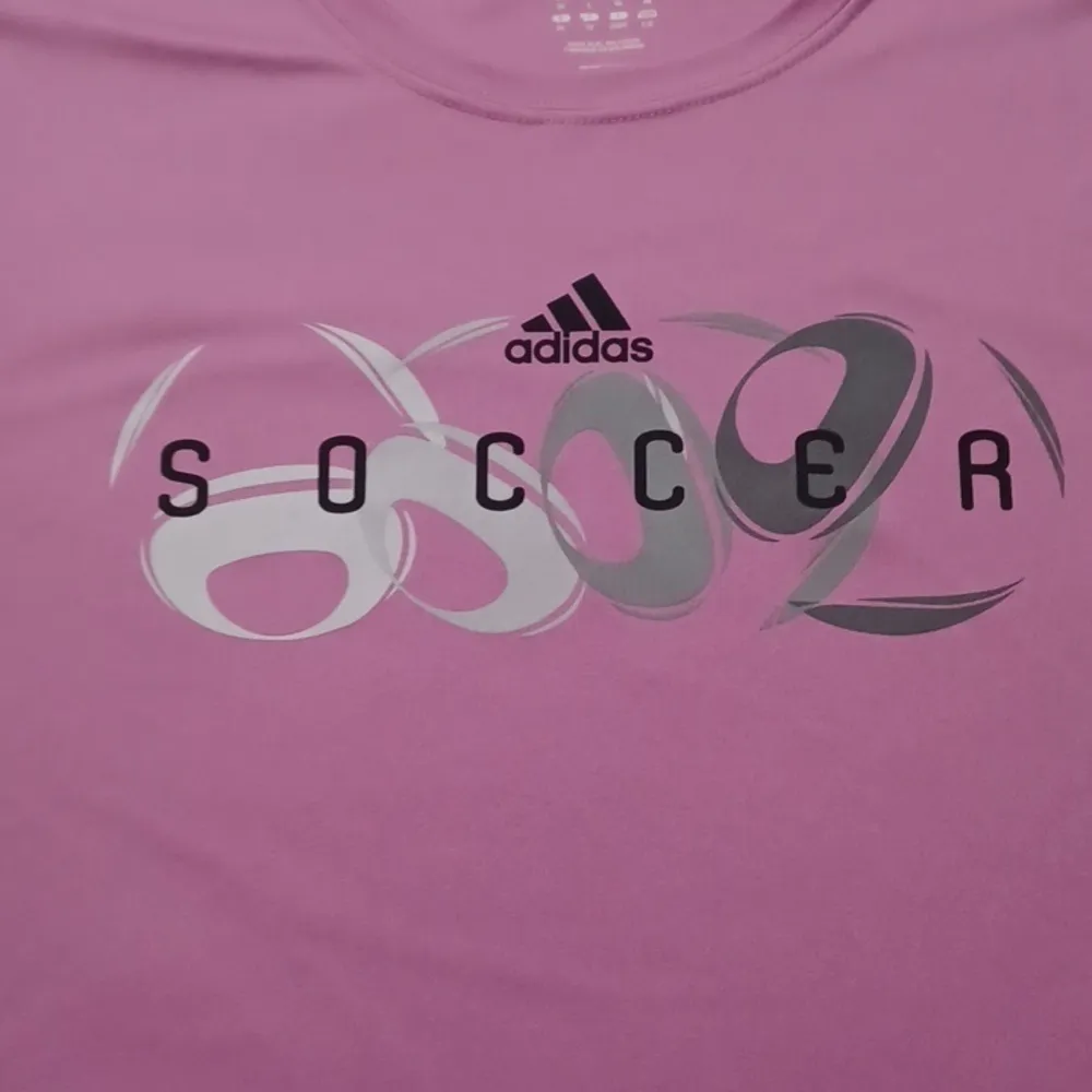 Adidas climalite pink soccer t-shirt - Image 2