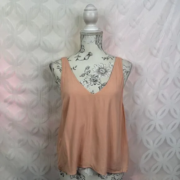 Aritzia Wilfred Kempner Sleeveless Tie Back Blouse Size M‎ - Image 8