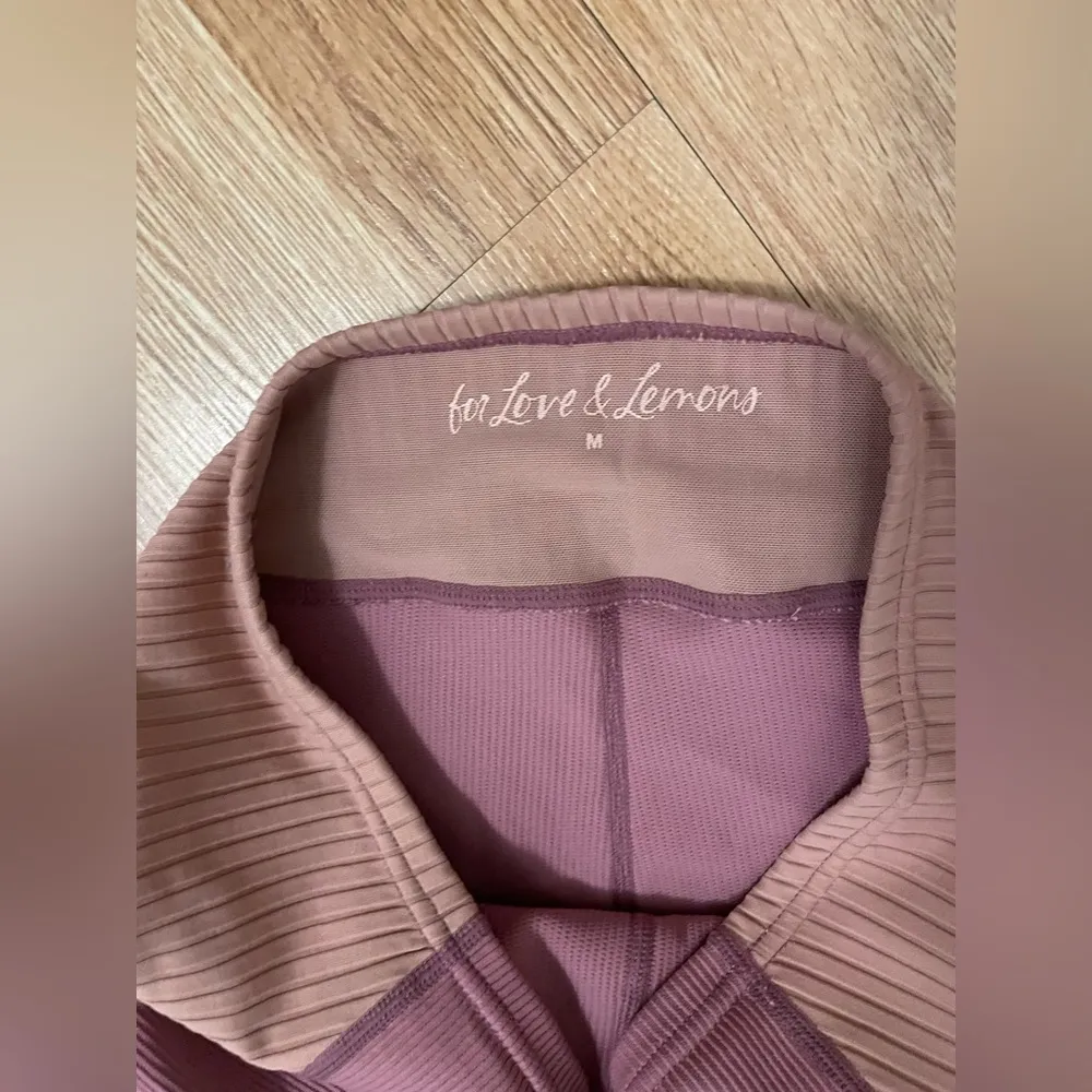 For Love and Lemons Pink Biker Shorts Medium - Image 3