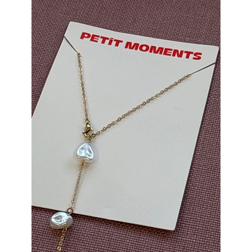 petit moments Set Body Chain in Gold One Size Womens Pearl Jewelry - Image 6