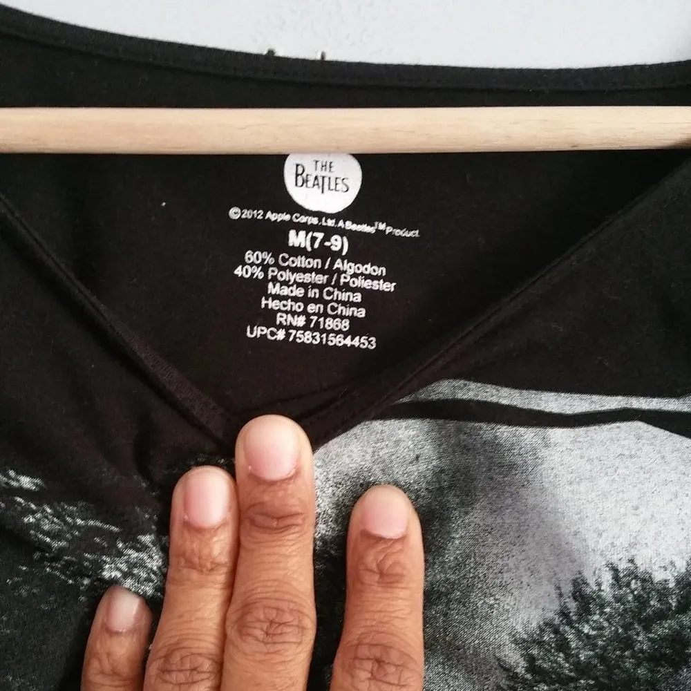 The Beatles Abbey Road Black White Long Sleeve Band Tee M Size M - Image 5