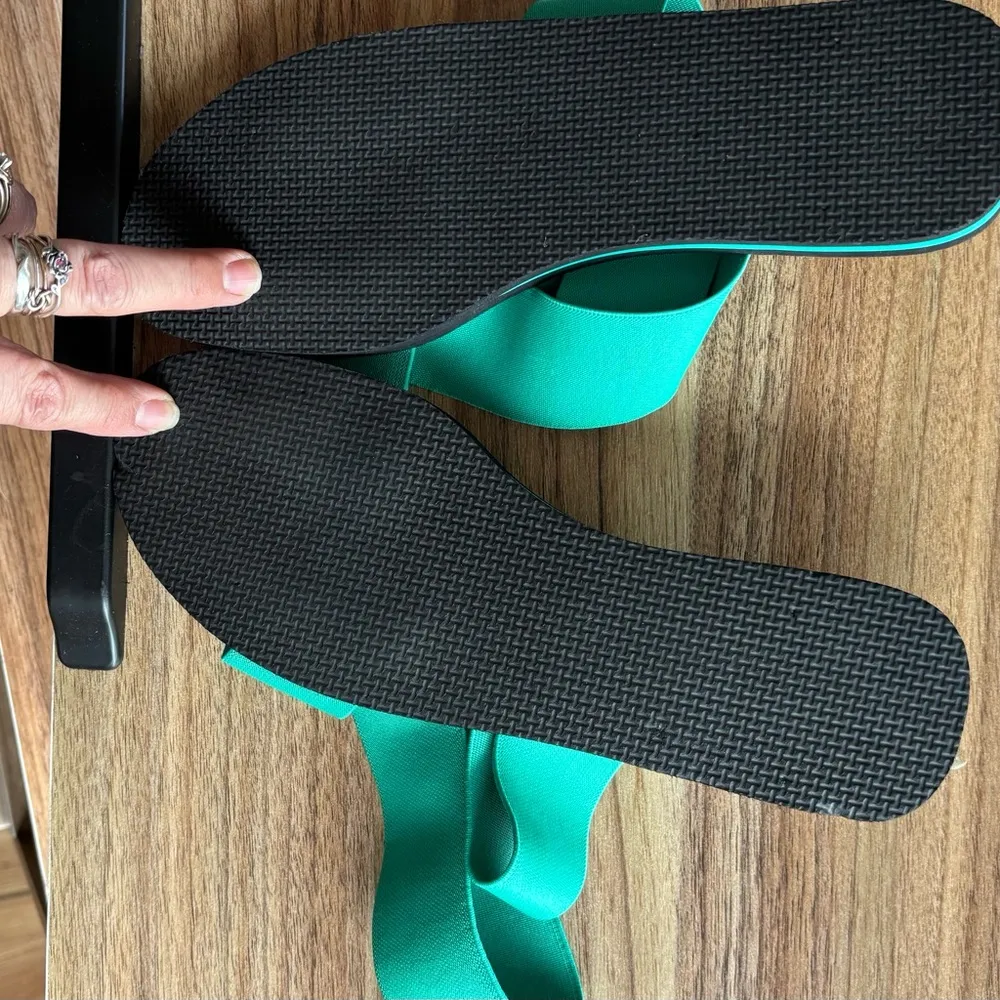 Esprit  SURF beautiful bright teal wide strap sandals shoes - Image 4