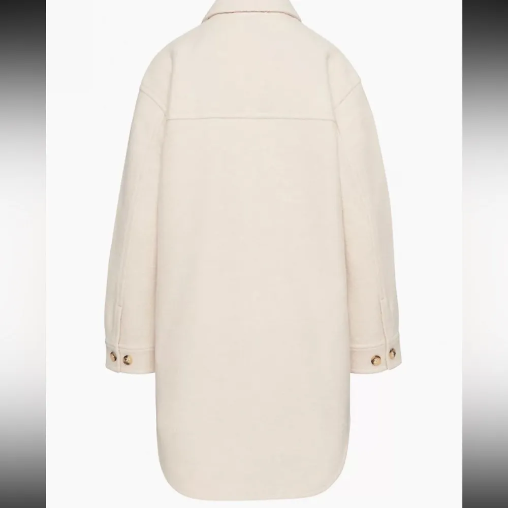 Aritzia Wilfred Ganna Long Shirt Jacket Size XXS - Image 7