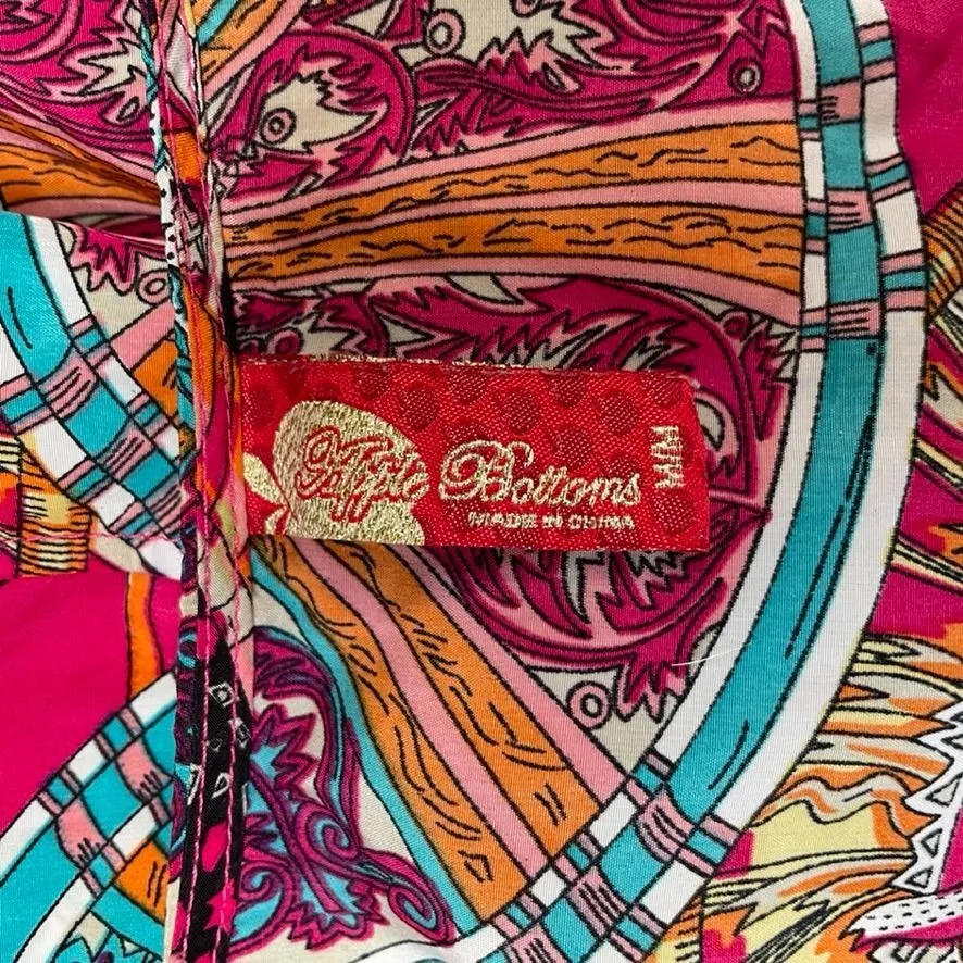 Hippie Bottoms High Low Dress Womens Medium Pink Polyester Boho - Image 6