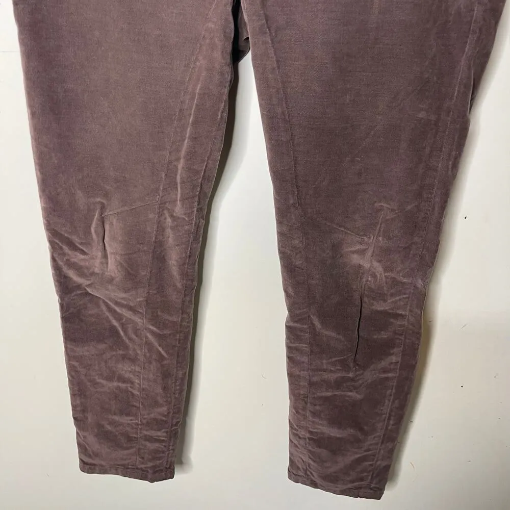 Brunello Cucinelli chocolate velvet mid rise trousers sz 10 - Image 3