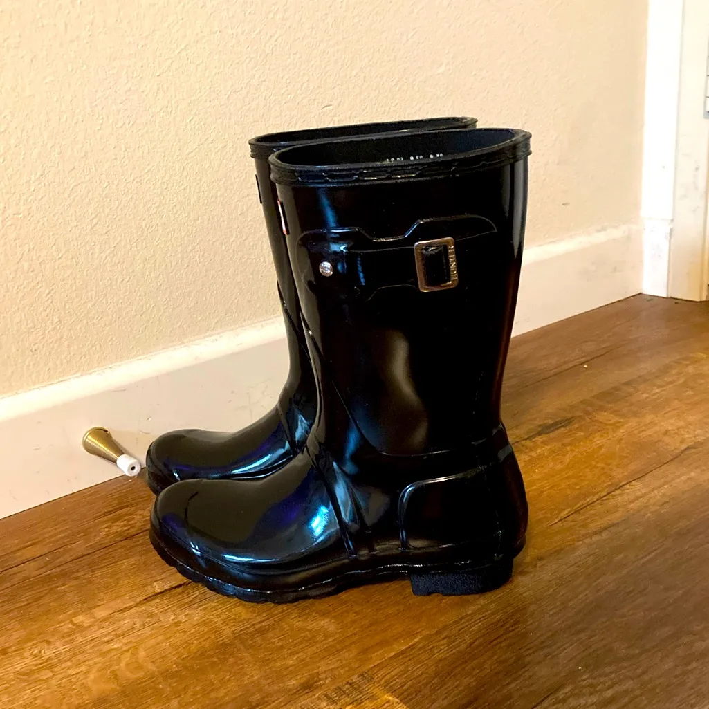 Hunter  Original Short Gloss Rain Boots - Image 7