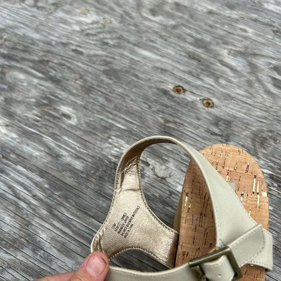 - Korks‎ Women's Dawson Wedge Platform Sandals Off White Size 10 - Image 6