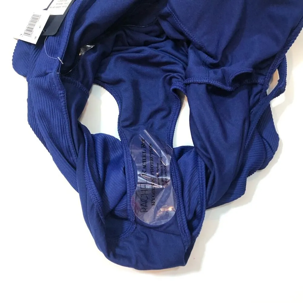 RACHEL Rachel Roy Shoulder One Piece Swimsuit Blue Size L - Image 8