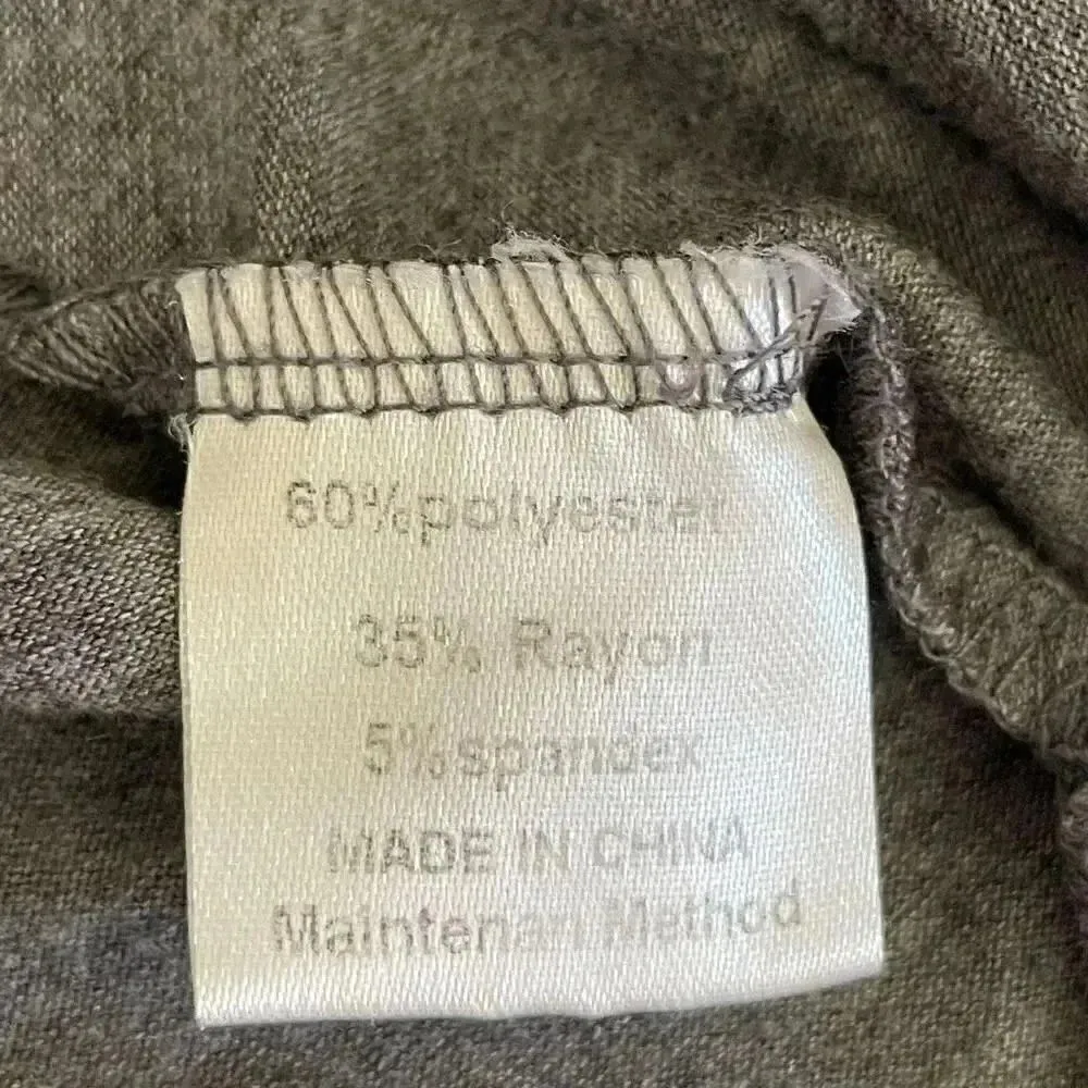 Mirol Charcoal Gray Short Sleeves Minimalist T - Image 9