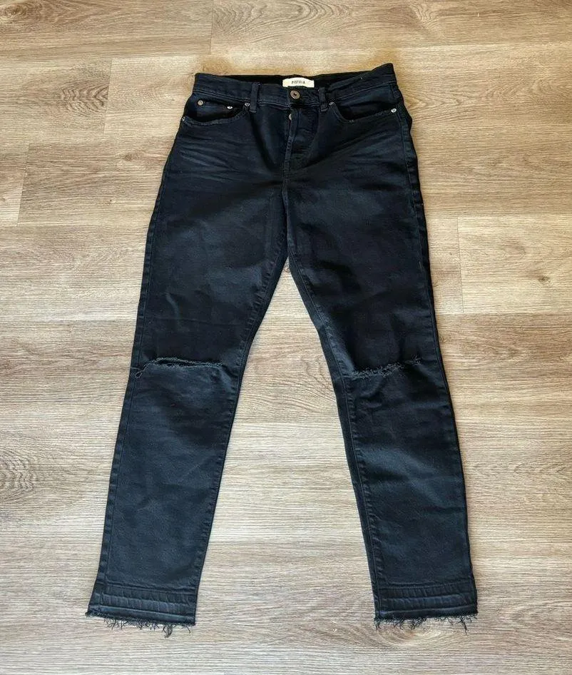 Pistola Nico Mom High-Rise Straight Leg Jeans 27 - Image 4