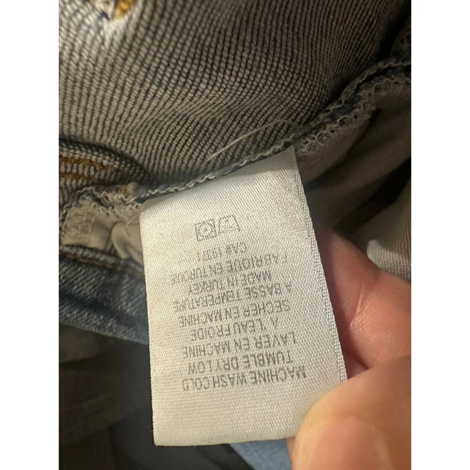 RE/DONE  High Rise Button Fly Ankle Crop - Image 8