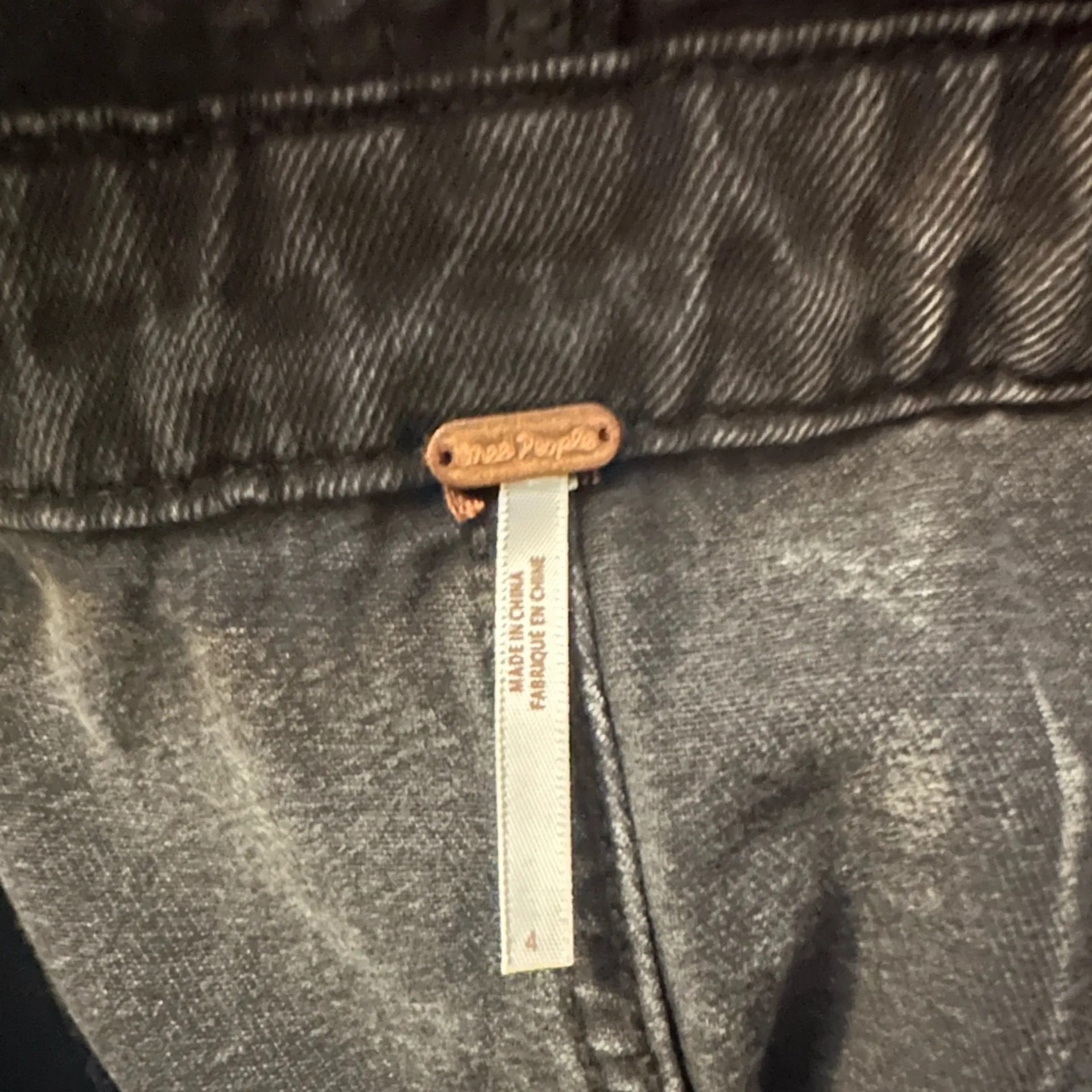 FREE PEOPLE LOUISE DENIM SKIRTALL DRESS SIZE 4 - Image 5