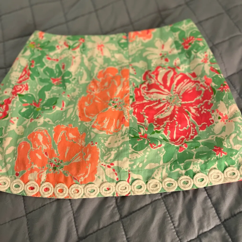 Lilly Pulitzer Lenore Resort Wear Skort Skirt Womens 0 - Image 5