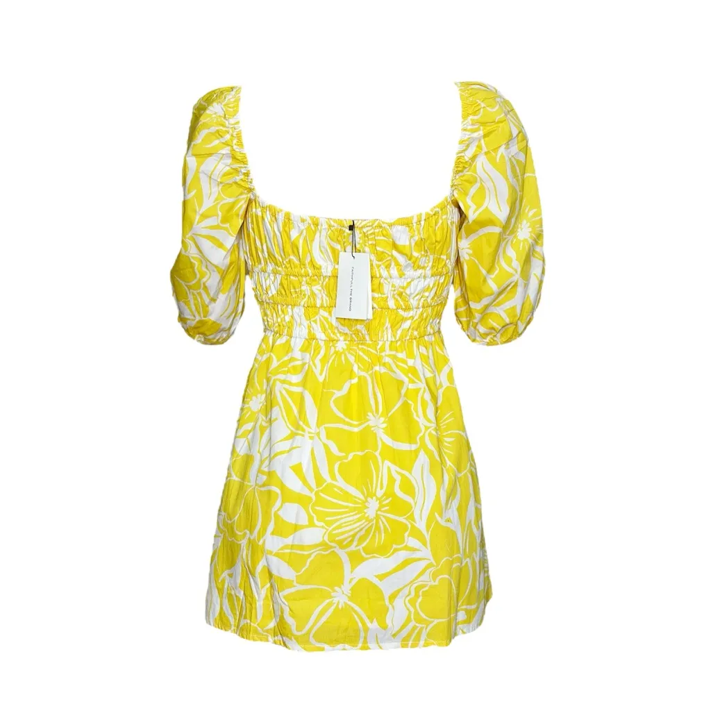 FAITHFULL THE BRAND Marinelli Mini Dress, El Marsa Floral, XS - Image 6