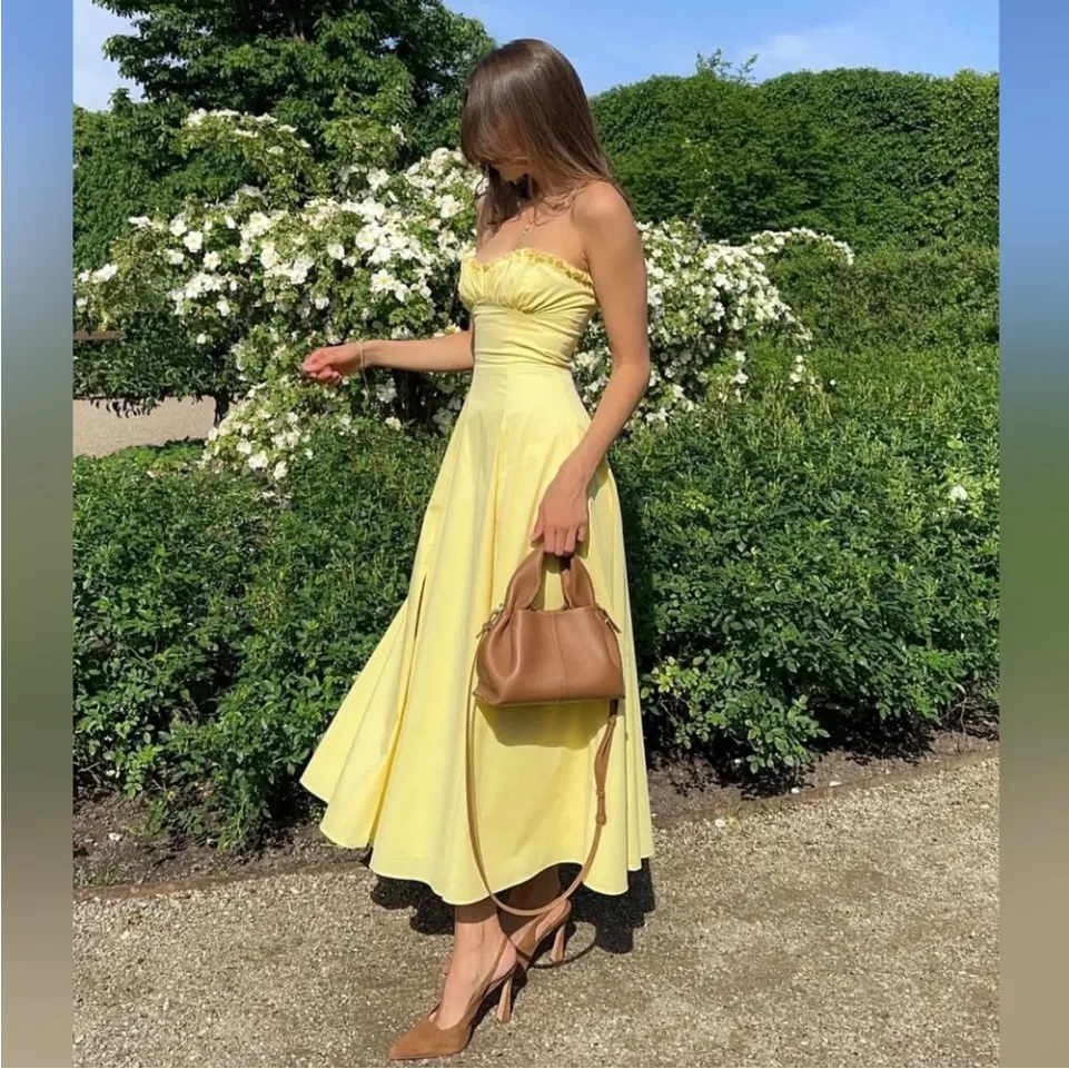 House of CB 'Clarabelle' Sunshine Cotton Midi‎ Dress NWOT size XS - Image 16